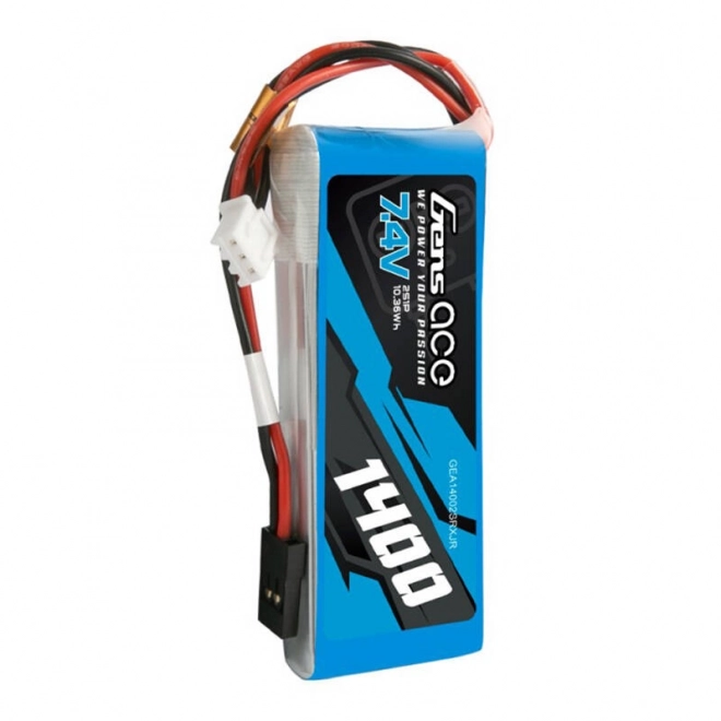 Gens Ace 1400mAh 7,4V LiPo akkumulátor JR csatlakozóval