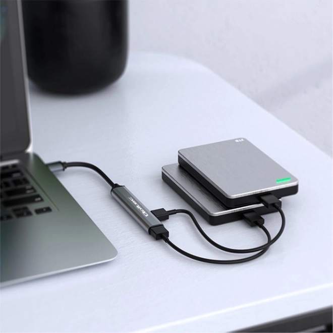 Qoltec USB 3.0 hub 4 az 1-ben