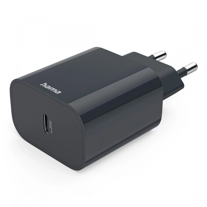 Gyors USB-C töltő 20W PD antracit