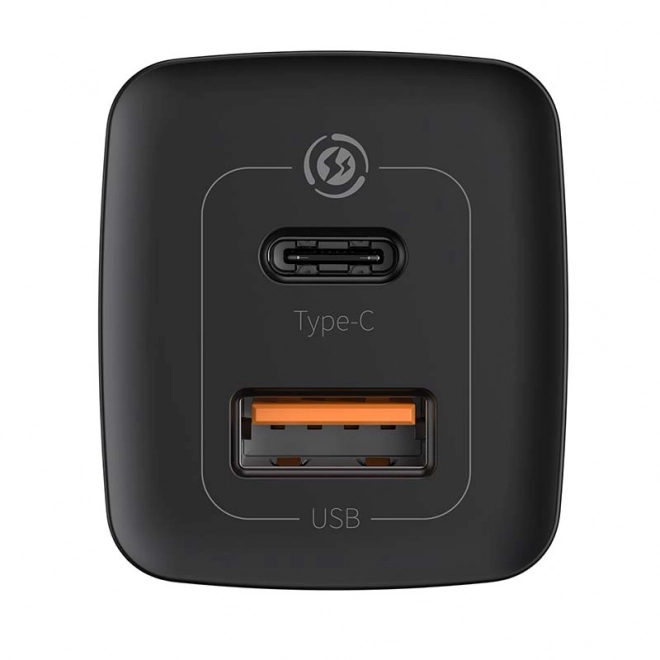 Gyors utazási töltő Baseus GaN2 Lite USB C 65W fekete