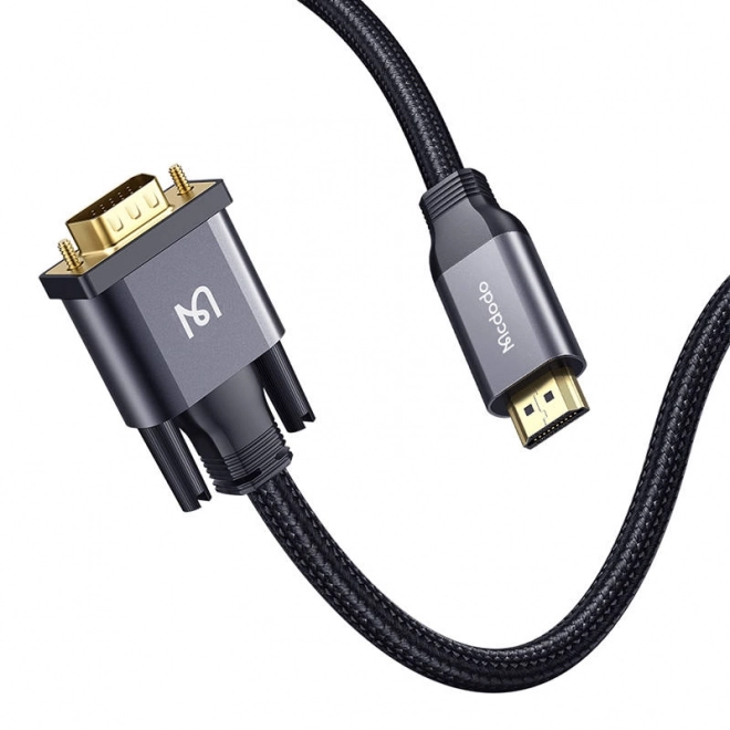 Mcdodo HDMI-VGA adapter, 2 m (fekete)