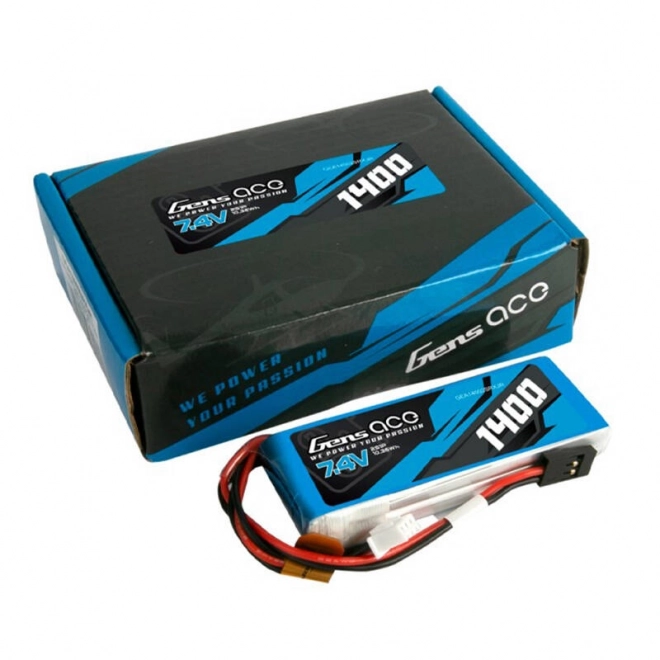 Gens Ace 1400mAh 7,4V LiPo akkumulátor JR csatlakozóval