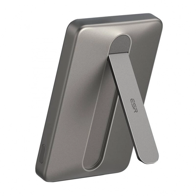 Kompakt ESR Qi2 MagSlim 5000 mAh powerbank állvánnyal