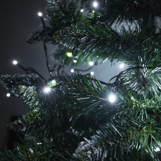 LED fényfüzér 10m 100 LED hideg fehér 8 világítási mód – Hideg fehér