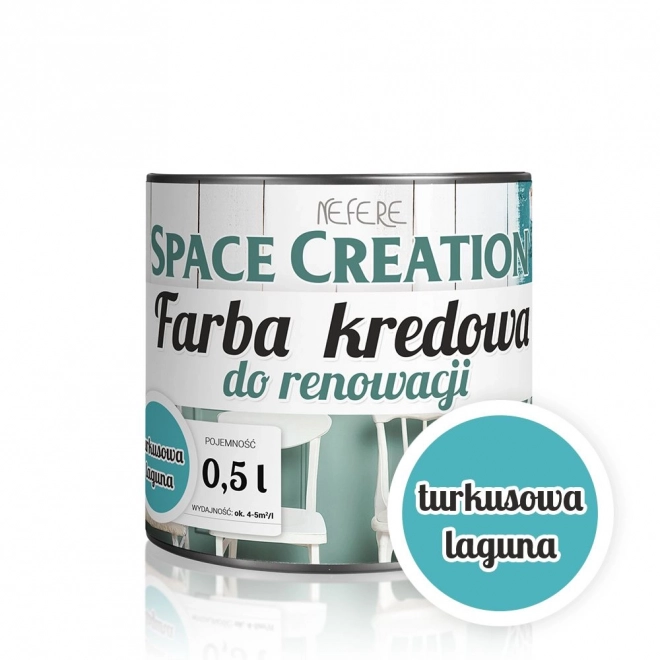 Space Creation falújító festék - türkiz lagúna