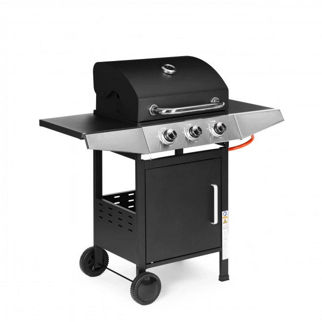 Gázzal működő kerti grill 3 égőfejjel