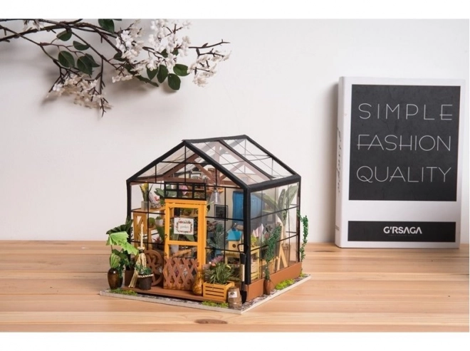 Robotime mini üvegház makett