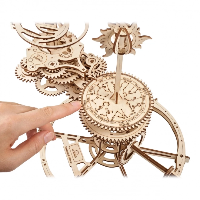 Ugears 3D mechanikus fa puzzle Tellúrium