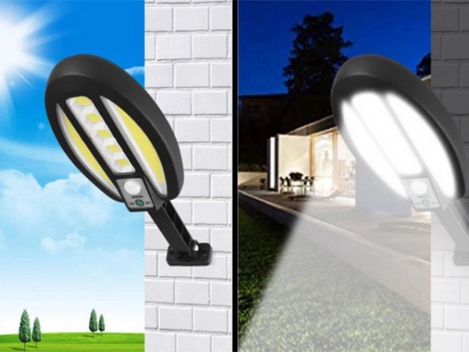 Solár lámpa 95 LED mozgás- és alkonyatérzékelővel