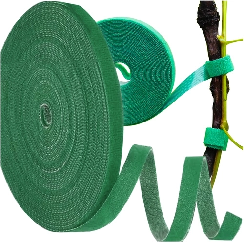 Gardlov zöld textil szalag kapoccsal és hurkolással 5m
