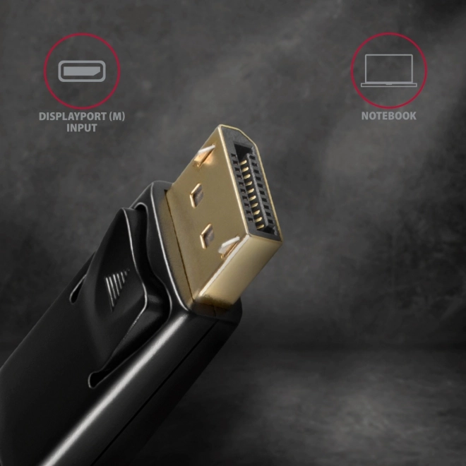 Axagon aktív DisplayPort - HDMI adapter