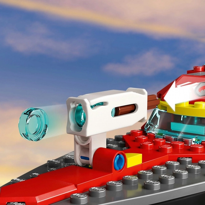 Lego city tűzoltóhajó