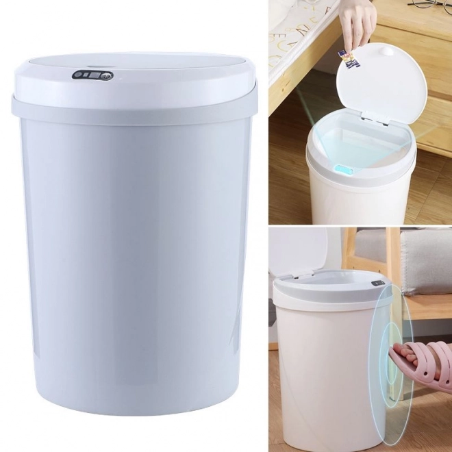 Automatikus szemetes intelligens érzékelővel 16 l – Szürke