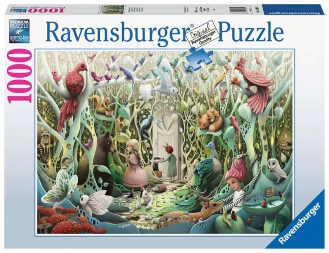 Ravensburger elrejtett kert puzzle 1000 darab