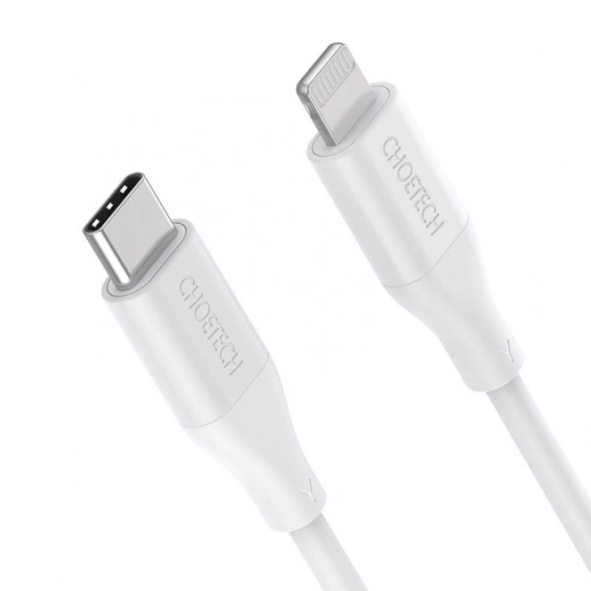 Gyors töltésű USB-C Lightning kábel Fehér - Choetech