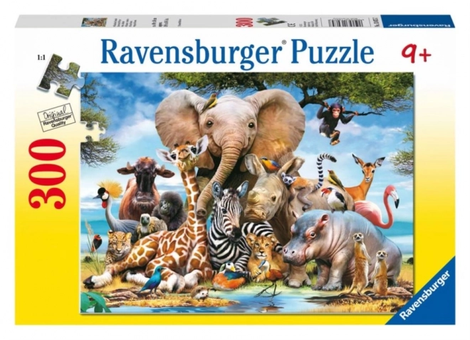 Afrikai barátok puzzle