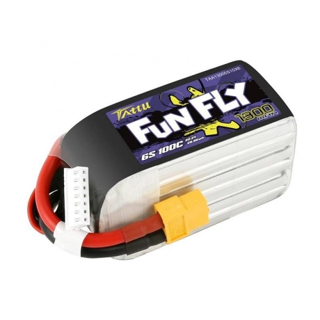 Tattu funfly akkumulátor 1300mAh 22.2V 100C 6S1P XT60