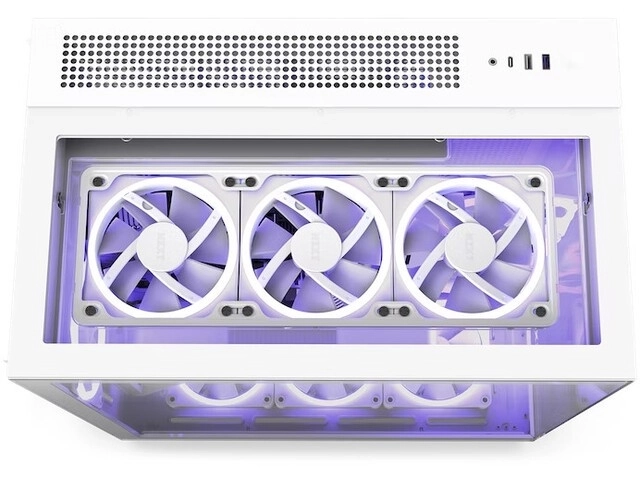 Fehér NZXT H9 Elite ház ablakkal