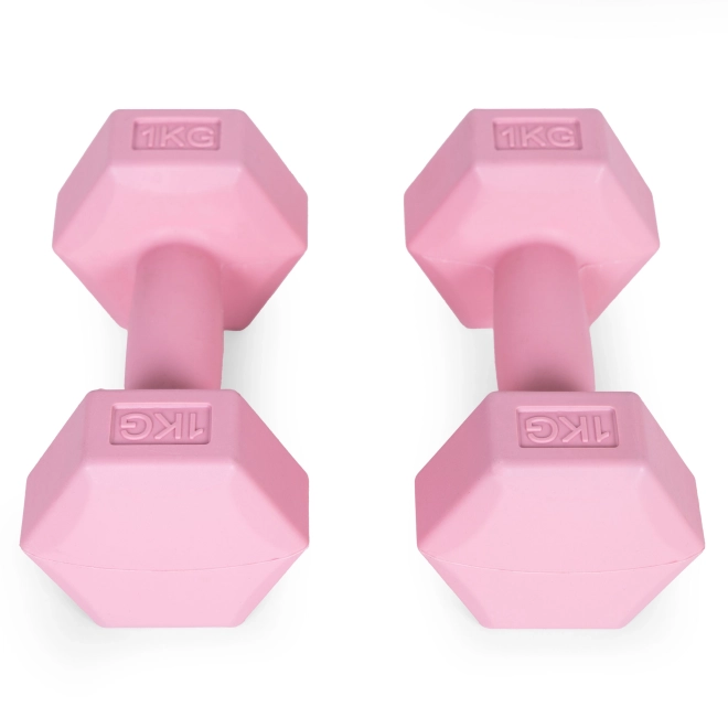 Rózsaszín súlyzók 2x1 kg ModernHome