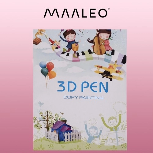 Maaleo 3D toll sablon könyv 40 mintával