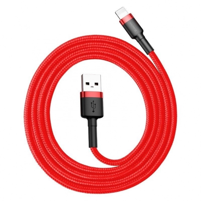 Baseus lightning usb kábel 3m piros