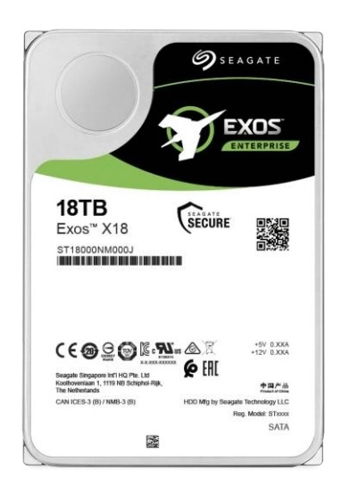 Exos X18 merevlemez 18TB kapacitással