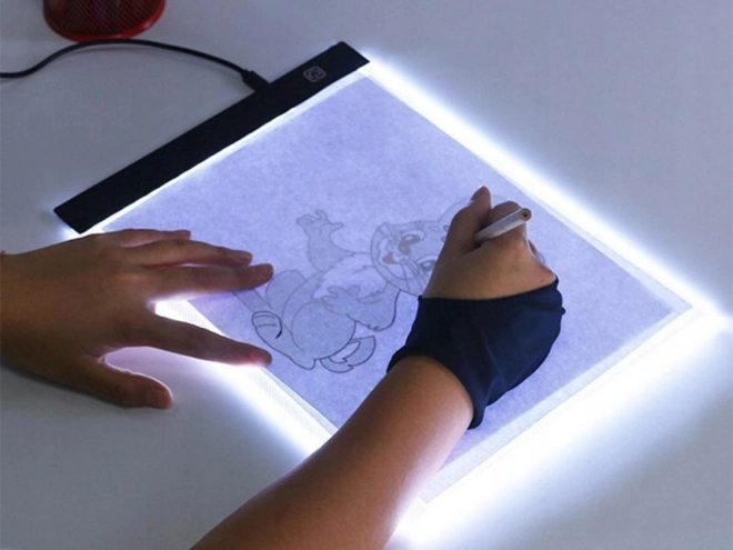 Led világító rajztábla A4