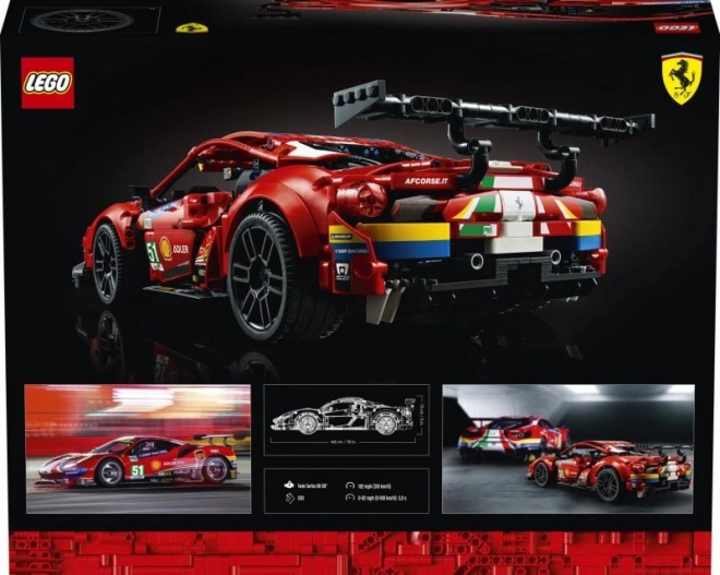 Ferrari 488 GTE AF Corse #51 LEGO Technic modell