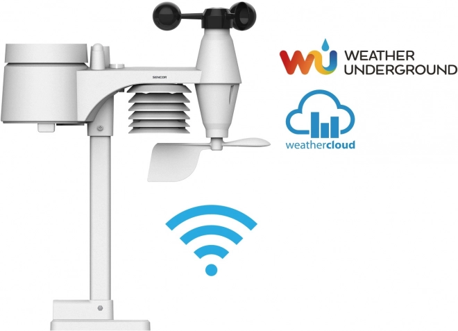 Professzionális WiFi METEO állomás LCD kijelző