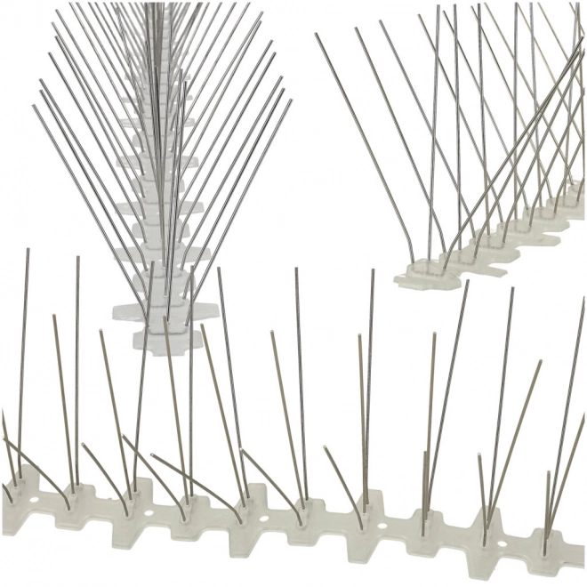 Fém madárriasztó tüskék erkéllyel és párkánnyal