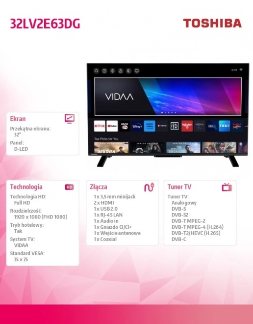 LED Televízió 32 hüvelyk