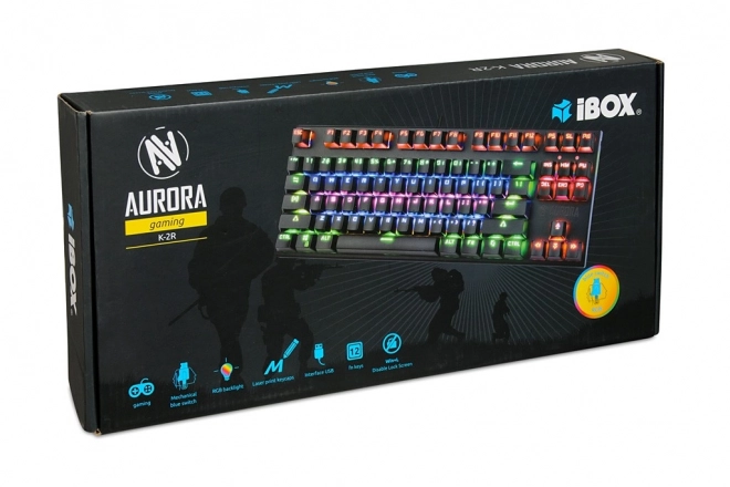 Aurora K2-R mechanikus gaming billentyűzet