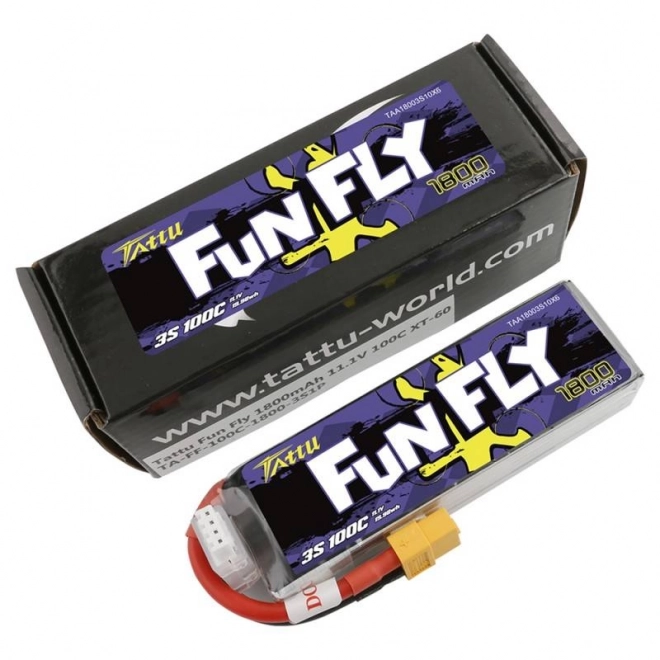 Tattu Funfly 1800mAh LiPo akkumulátor XT60 csatlakozóval