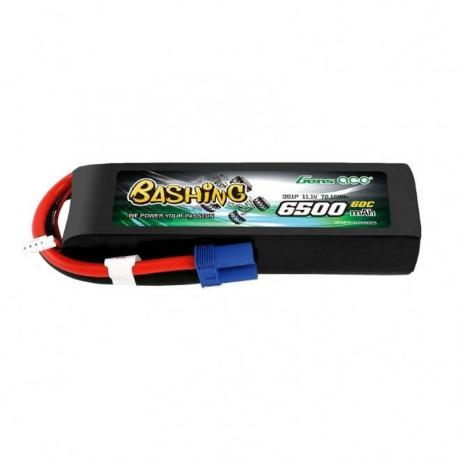 Gens Ace bashing 6500mah 11.1v 60c ec5 lipo akkumulátor