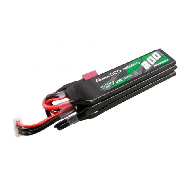 Gens Ace 25C 800mAh 3S1P 11.1V Nunchuck Lipo Akkumulátor Airsoft Fegyverhez