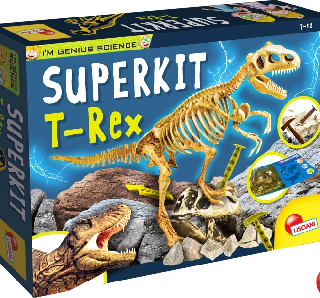 I'M GENIUS szuper készlet – T‑Rex régészeti szett