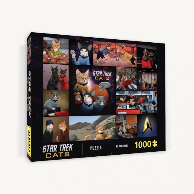 Chronicle könyvek Puzzle Star Trek macskák 1000 darabos
