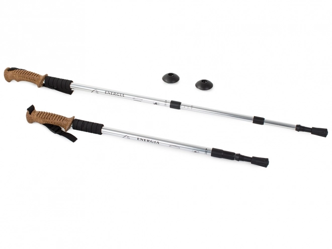 Nordic Walking Trekking Bot Parafa Markolattal – Ezüst