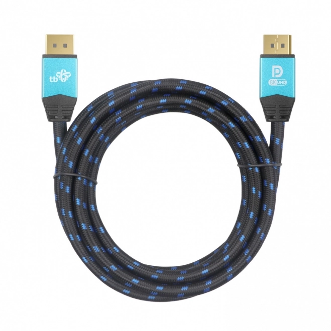 DisplayPort kábel 8K UHD kék csatlakozókkal 2 m