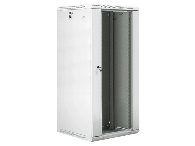 Fali szerelvény szekrény 19" 27U 600x600 mm üvegajtókkal