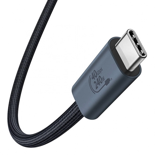 gyors töltés USB-C kábel Baseus Flash 240W 1m (fekete)