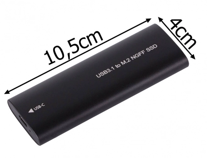 M.2 SSD burkolat USB 3.1 és C típusú csatlakozással