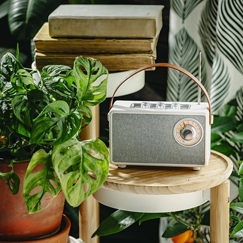 Fehér Bluetooth hangszóró FM USB-C