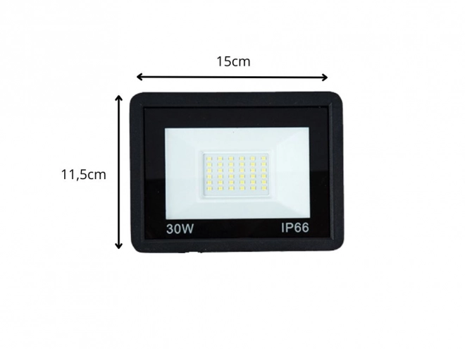 Kültéri vízálló LED reflektor 30W 6000K