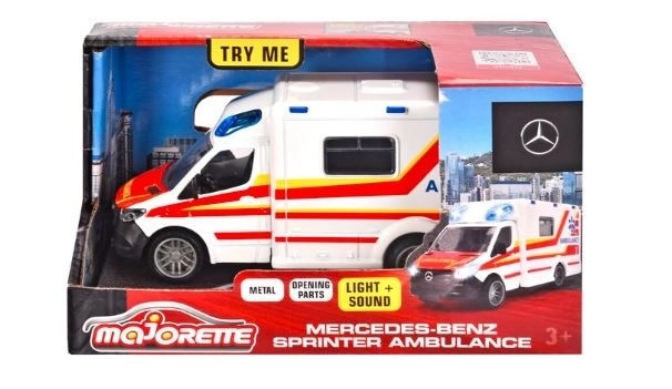 Ambulancia modell autó Mercedes Benz 12,5 cm