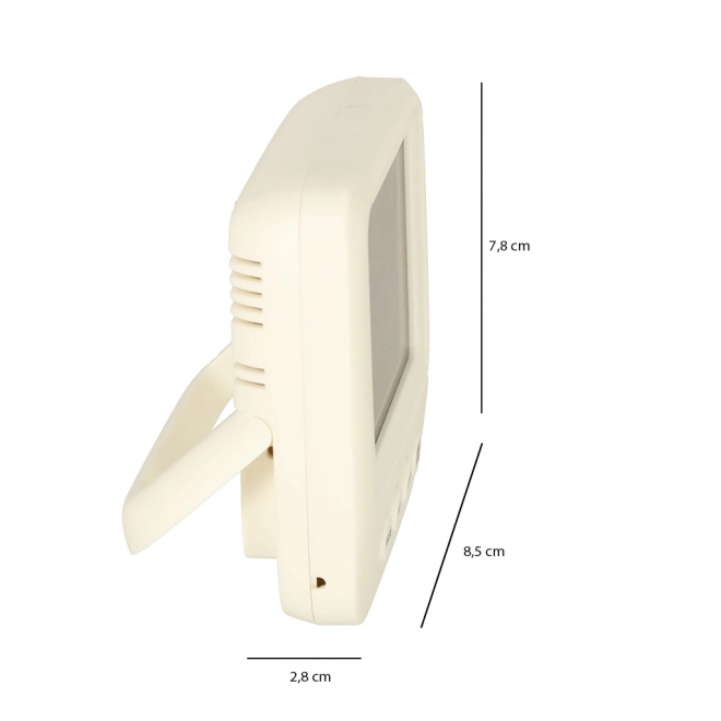 Szobai hőmérő és páratartalom-mérő LCD kijelzővel