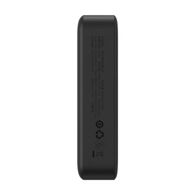 Baseus mágneses mini powerbank 20000mAh, USB-C 20W (fekete)