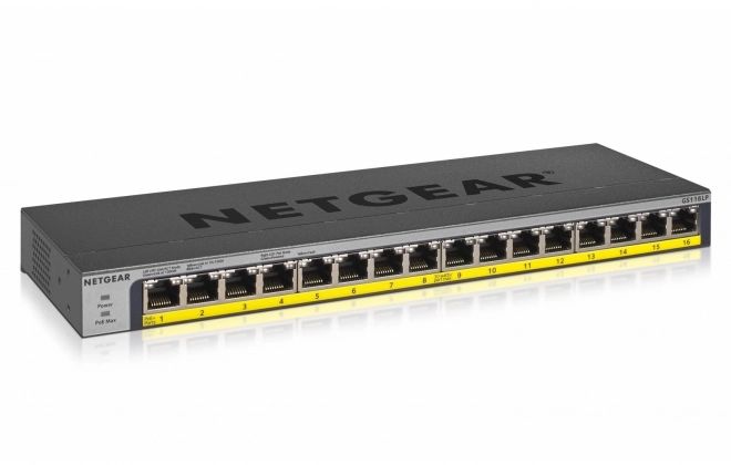 Niezarządzalny switch 16 portos PoE+