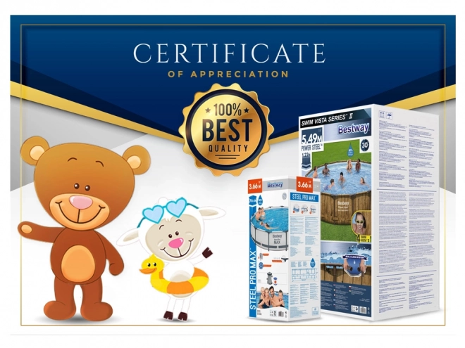 Bestway 400x211x81cm családi medence