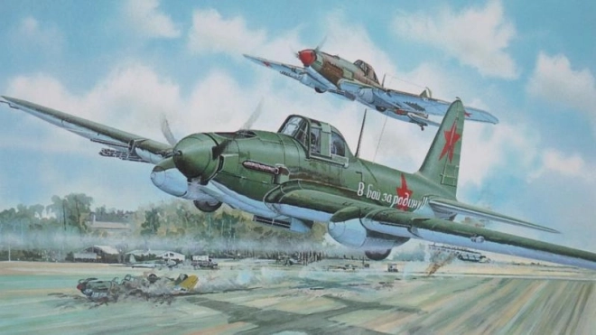 Szerelhető IL-2 Modell Szett 1:72 Méretarányban